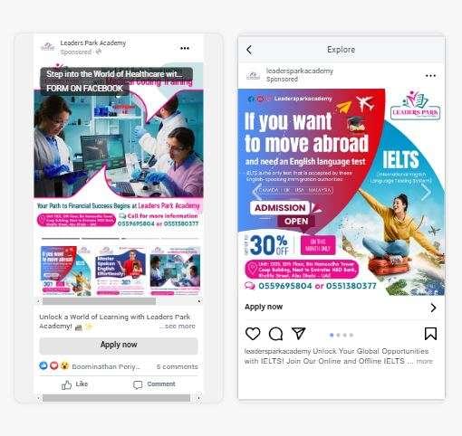 instagram marketing for preschool in abudhabi