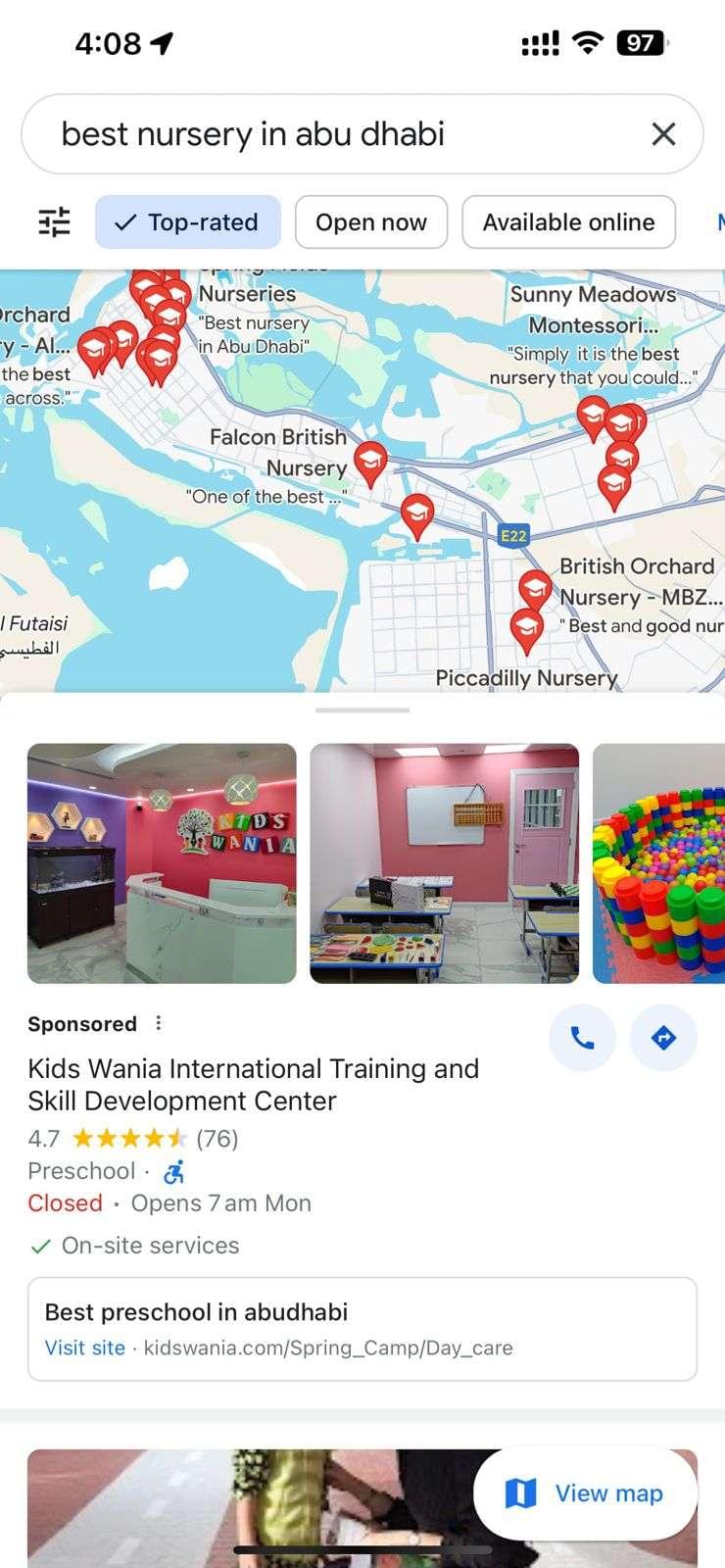 best google ads for preschool in abudhabi